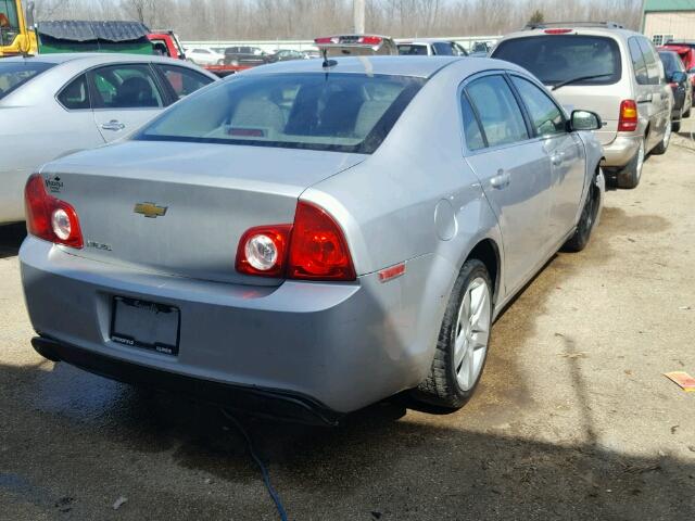 1G1ZB5E1XBF315705 - 2011 CHEVROLET MALIBU LS ვერცხლისფერი ფოტო 4