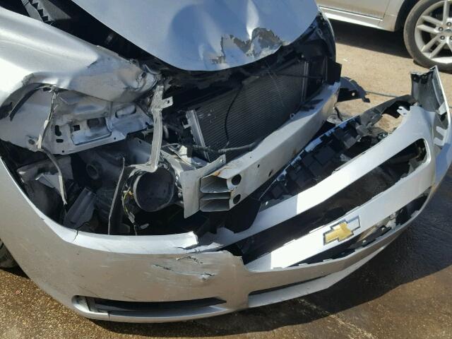 1G1ZB5E1XBF315705 - 2011 CHEVROLET MALIBU LS ვერცხლისფერი ფოტო 9
