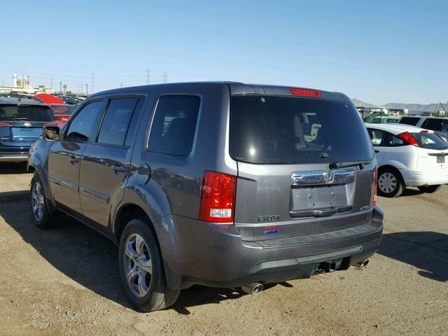 5FNYF4H45FB033716 - 2015 HONDA PILOT EX CHARCOAL photo 3