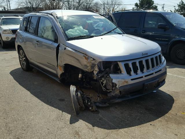 1C4NJCBA5HD186410 - 2017 JEEP COMPASS SP SILVER photo 1