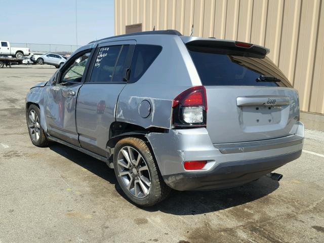 1C4NJCBA5HD186410 - 2017 JEEP COMPASS SP SILVER photo 3