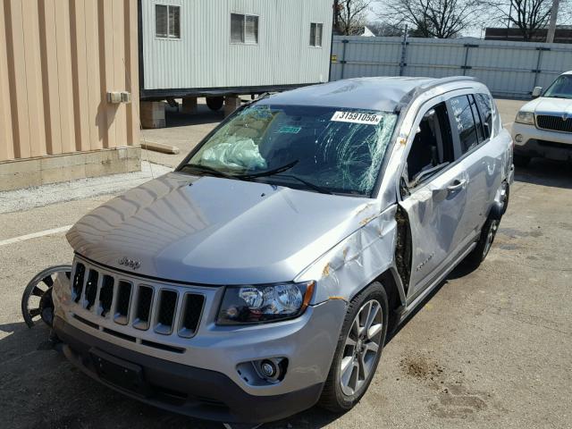 1C4NJCBA5HD186410 - 2017 JEEP COMPASS SP SILVER photo 9