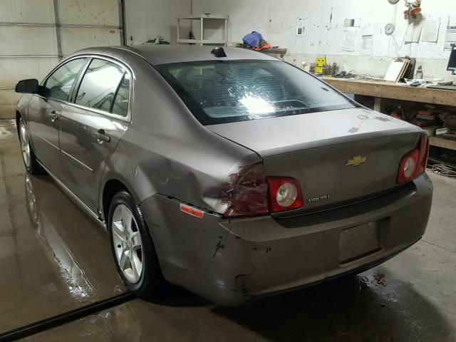 1G1ZB5E09CF253822 - 2012 CHEVROLET MALIBU LS 棕色 照片 3