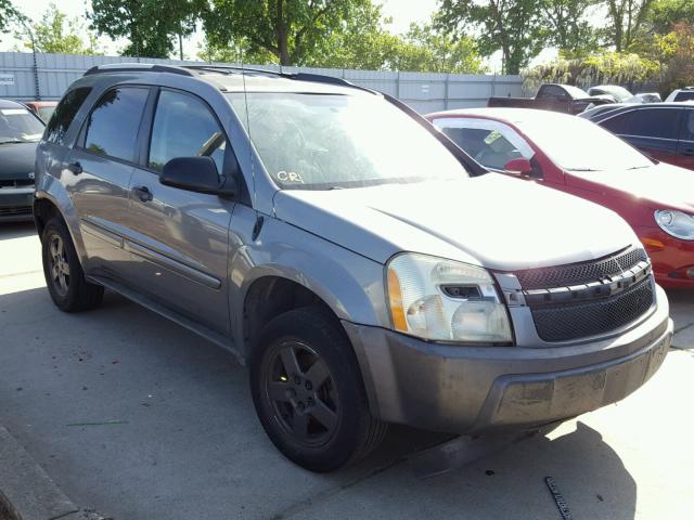 2CNDL13F956103328 - 2005 CHEVROLET EQUINOX LS GRAY photo 1