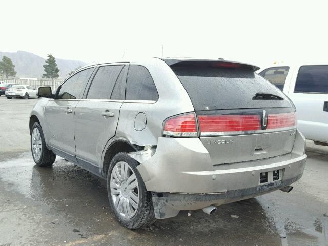 2LMDU68C08BJ25579 - 2008 LINCOLN MKX GRAY photo 3