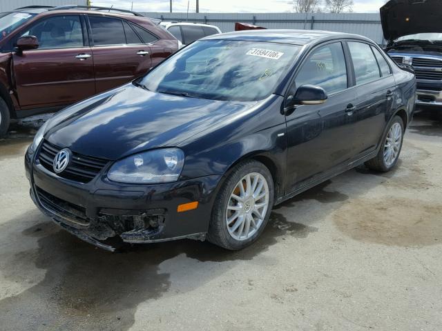 3VWRJ71K48M153810 - 2008 VOLKSWAGEN JETTA WOLF BLACK photo 2