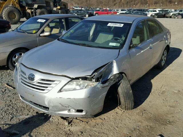 4T1BE46K07U140493 - 2007 TOYOTA CAMRY NEW SILVER photo 2