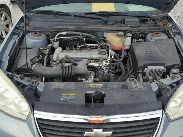 1G1ZS58F97F312034 - 2007 CHEVROLET MALIBU LS ლურჯი ფოტო 7