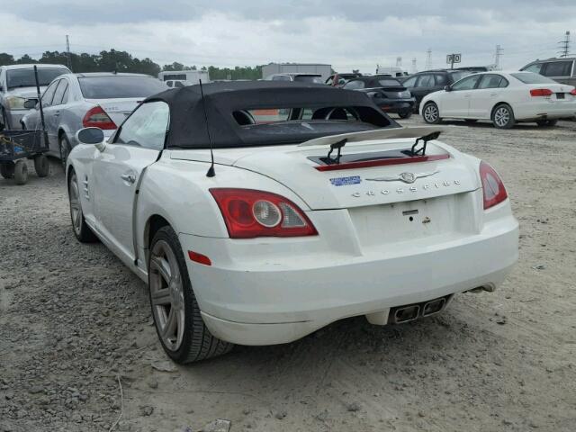 1C3AN65L25X038957 - 2005 CHRYSLER CROSSFIRE WHITE photo 3