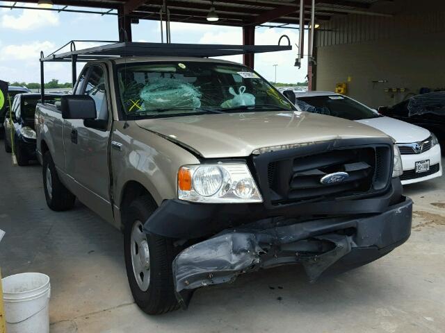 1FTRF12257KC21411 - 2007 FORD F150 GOLD photo 1