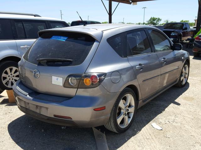 JM1BK143761433525 - 2006 MAZDA 3 HATCHBAC SILVER photo 4