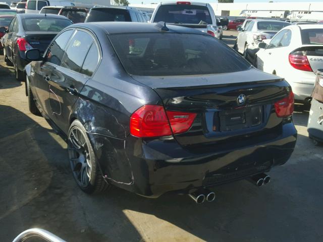 WBSPM9C54BE202904 - 2011 BMW M3 BLACK photo 3