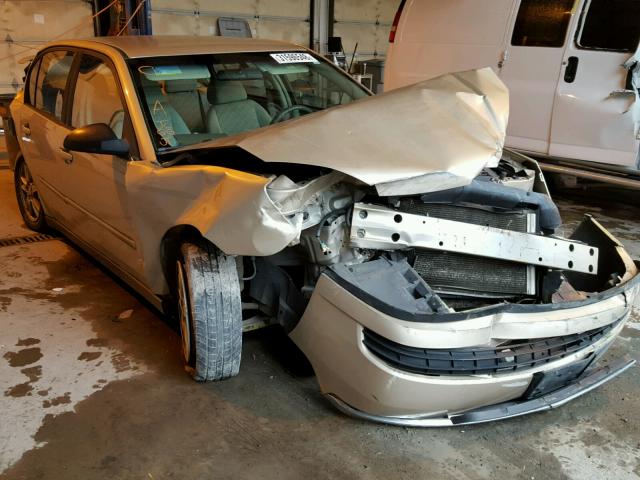 1G1ZT54875F192980 - 2005 CHEVROLET MALIBU LS ბეჟი ფოტო 1