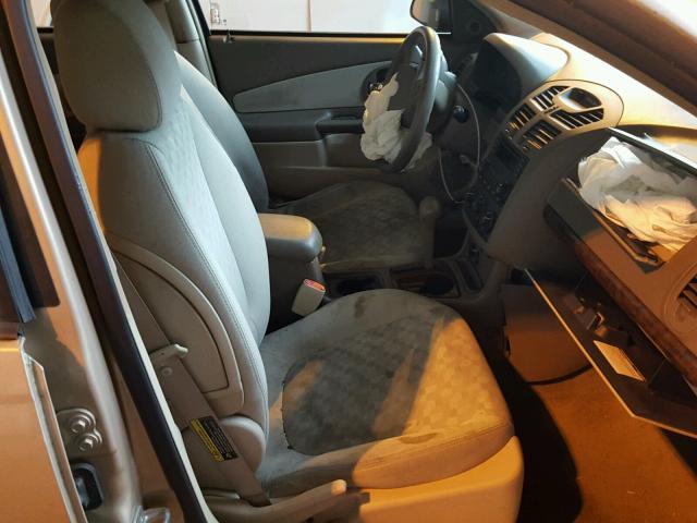 1G1ZT54875F192980 - 2005 CHEVROLET MALIBU LS ბეჟი ფოტო 5
