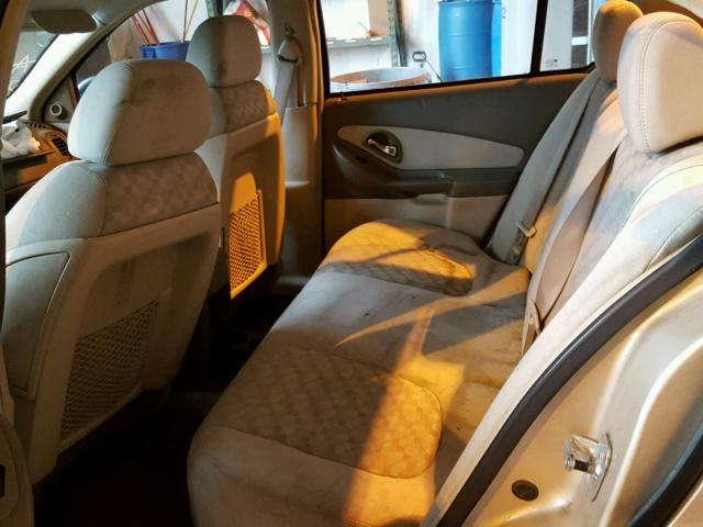 1G1ZT54875F192980 - 2005 CHEVROLET MALIBU LS ბეჟი ფოტო 6