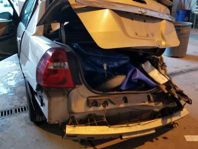 1G1ZT54875F192980 - 2005 CHEVROLET MALIBU LS ბეჟი ფოტო 9
