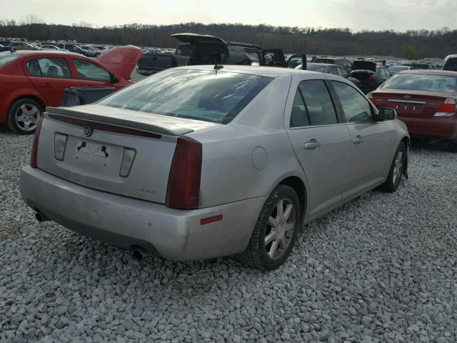 1G6DW677550190992 - 2005 CADILLAC STS SILVER photo 4