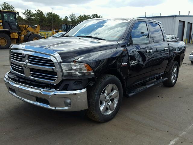 1C6RR7LT1GS222659 - 2016 RAM 1500 SLT შავი ფოტო 2