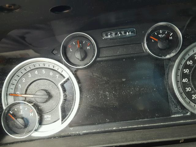 1C6RR7LT1GS222659 - 2016 RAM 1500 SLT შავი ფოტო 8