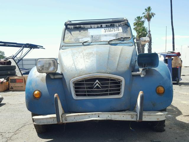 00022503510150010 - 1985 CITR 2-CV BLUE photo 10