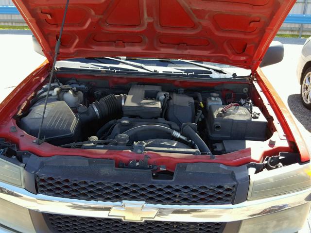 1GCDS136068192483 - 2006 CHEVROLET COLORADO RED photo 7