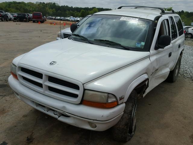 1B4HS28Y8WF117931 - 1998 DODGE DURANGO WHITE photo 2