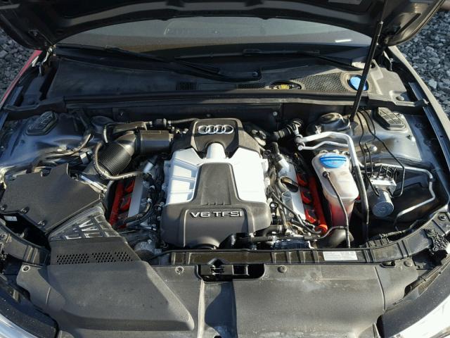 WAUVGAFH2DN007574 - 2013 AUDI S5 PRESTIG GRAY photo 7