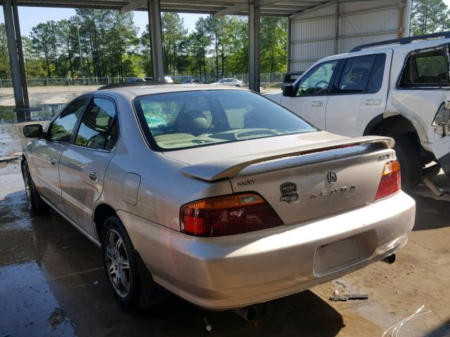 19UUA5663YA052981 - 2000 ACURA 3.2TL GOLD photo 3