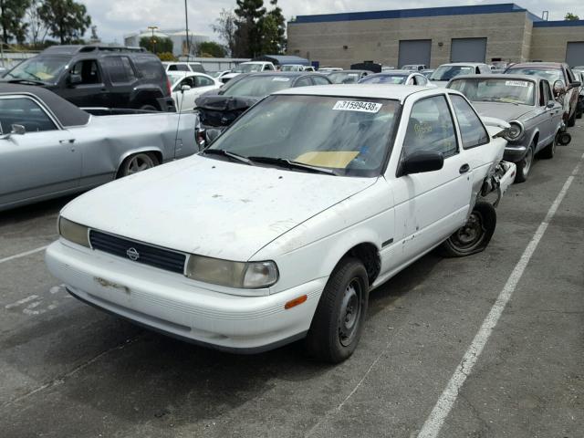 1N4EB32A7RC835912 - 1994 NISSAN SENTRA E WHITE photo 2