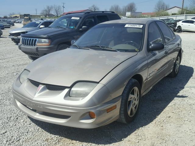 1G2JB5249Y7325006 - 2000 PONTIAC SUNFIRE SE GOLD photo 2