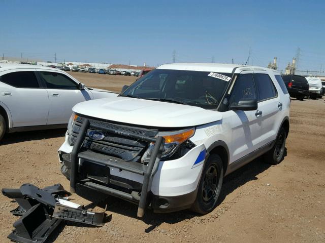 1FM5K8AR4EGB85854 - 2014 FORD EXPLORER P WHITE photo 2