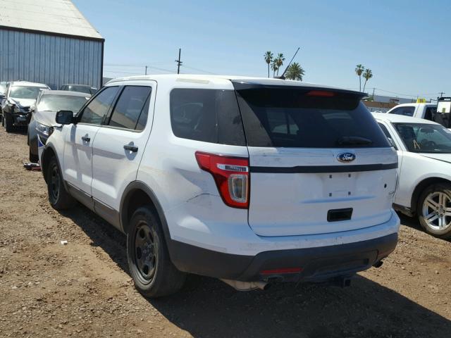 1FM5K8AR4EGB85854 - 2014 FORD EXPLORER P WHITE photo 3