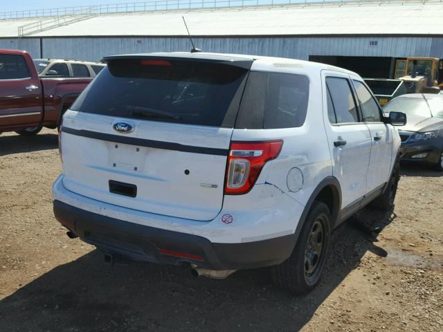 1FM5K8AR4EGB85854 - 2014 FORD EXPLORER P WHITE photo 4