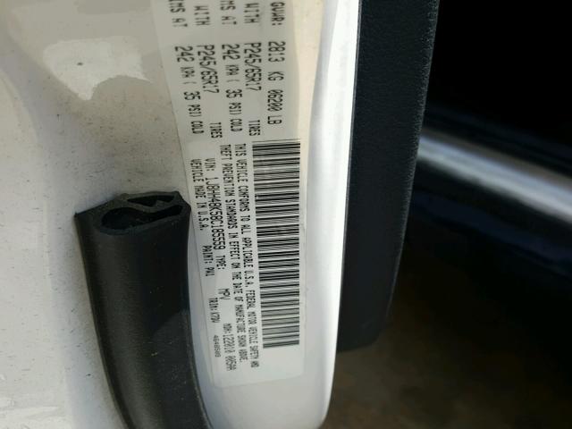 1J8HH48K58C185559 - 2008 JEEP COMMANDER WHITE photo 10