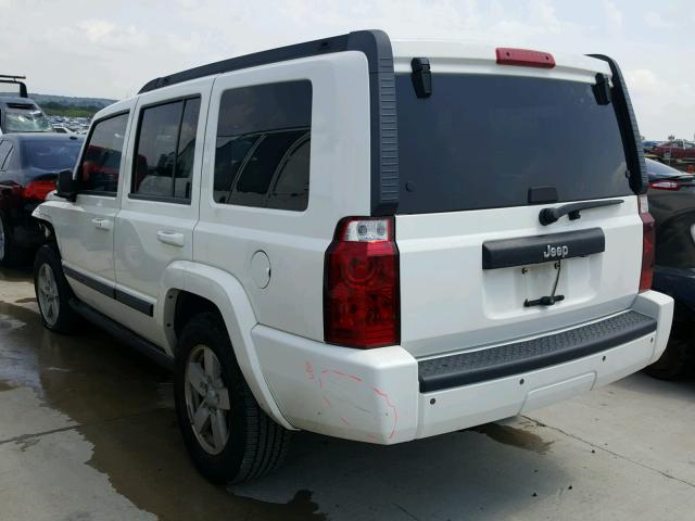 1J8HH48K58C185559 - 2008 JEEP COMMANDER WHITE photo 3