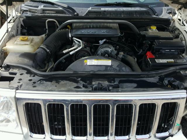 1J8HH48K58C185559 - 2008 JEEP COMMANDER WHITE photo 7