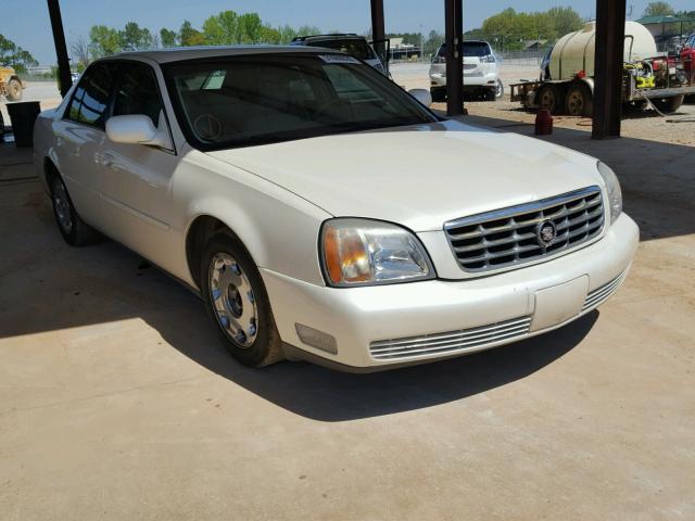 1G6KE57Y81U136697 - 2001 CADILLAC DEVILLE DH WHITE photo 1