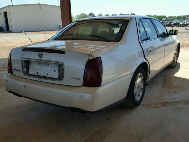 1G6KE57Y81U136697 - 2001 CADILLAC DEVILLE DH WHITE photo 4