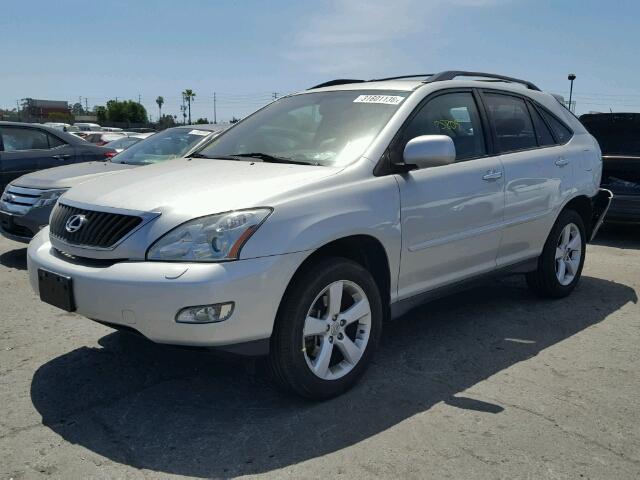 2T2GK31U49C057361 - 2009 LEXUS RX 350 SILVER photo 2