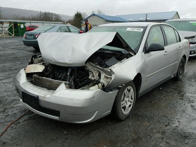 1G1ZS51F06F297786 - 2006 CHEVROLET MALIBU LS ვერცხლისფერი ფოტო 2