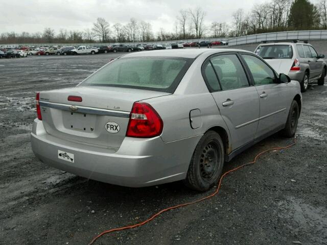 1G1ZS51F06F297786 - 2006 CHEVROLET MALIBU LS ვერცხლისფერი ფოტო 4