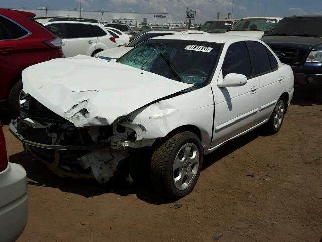 3N1CB51D03L808588 - 2003 NISSAN SENTRA XE/ WHITE photo 2