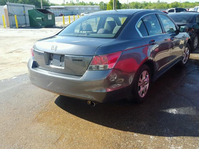 JHMCP26468C054152 - 2008 HONDA ACCORD LXP GRAY photo 4