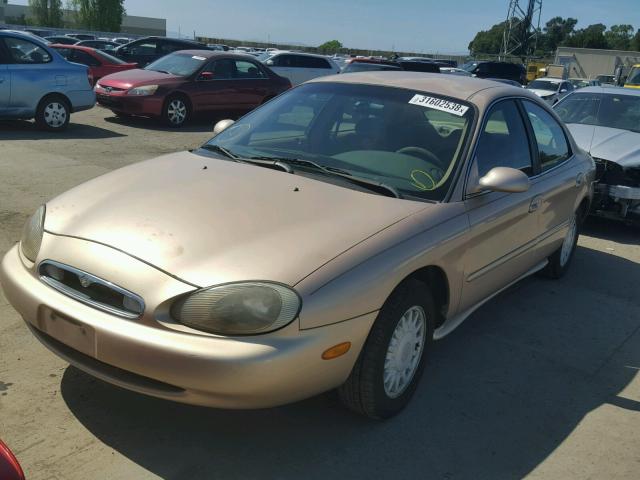 1MELM50U7VG624036 - 1997 MERCURY SABLE GS GOLD photo 2