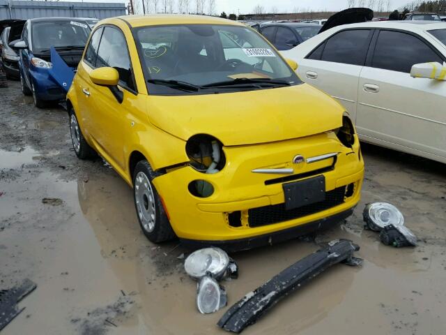 3C3CFFAR0FT522364 - 2015 FIAT 500 POP YELLOW photo 1