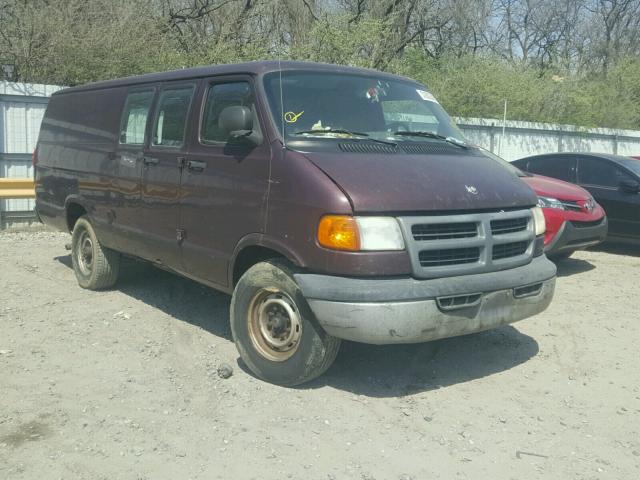 2B7KB31Z5XK536369 - 1999 DODGE RAM VAN B3 BURGUNDY photo 1