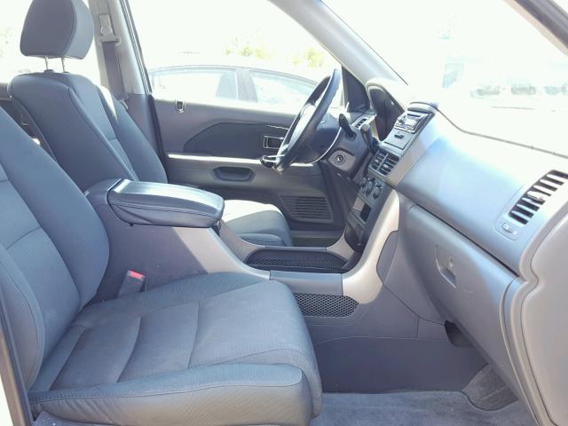 5FNYF28136B033448 - 2006 HONDA PILOT LX SILVER photo 5