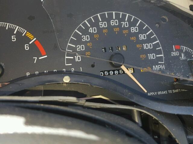 1G2WP52K93F128180 - 2003 PONTIAC GRAND PRIX BLACK photo 8