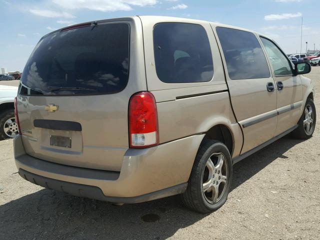 1GNDV23L76D170529 - 2006 CHEVROLET UPLANDER L 金色 照片 4