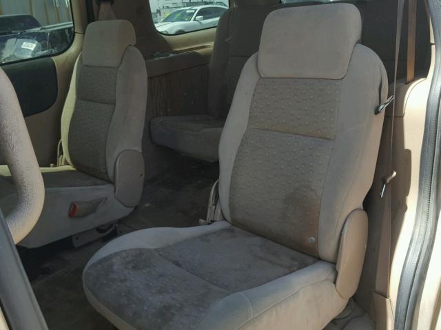 1GNDV23L76D170529 - 2006 CHEVROLET UPLANDER L 金色 照片 6
